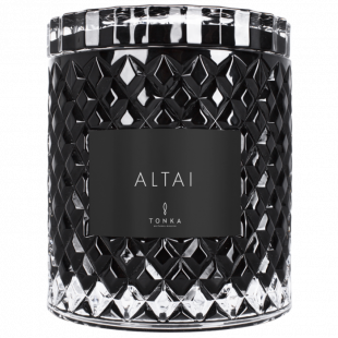 Свеча Tonka аромат ALTAI стакан стекло цвет черный Т00000910 2000 мл