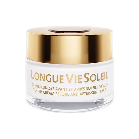 Крем-активатор GUINOT Creme Longue Vie Soleil омолаживающий до и после загара для лица с 56 активными компонентами 0517000 50 мл