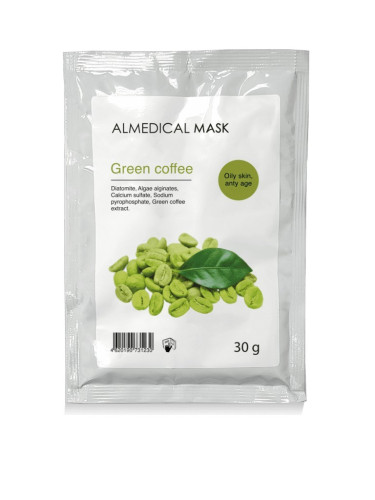 Маска Almedical Mask Green coffee альгинатная Зеленый кофе 30 г