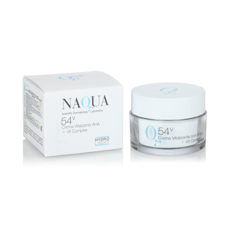 Крем NAQUA Q54-V ревитализирующий с АХА кислотами и витаминным комплексом Revitalizing AHA Cream e Vit Complex