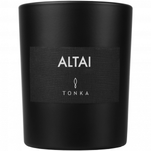 Свеча Tonka аромат ALTAI  стакан стекло цвет черный матовый Т00001432 250 мл