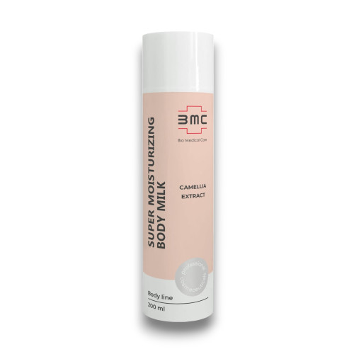Молочко BMC Super Moisturizing body milk супер увлажняющее для тела с экстрактом Камелии 200 мл