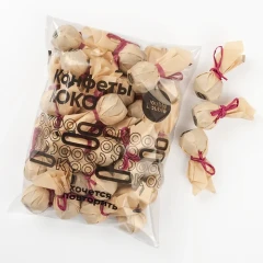 Конфета КОКО кокосовая с клюквой и какао 25 шт KO-K-KK-25