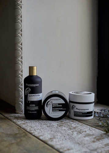 Шампунь PHENOMENON для всех типов волос с экстрактом грибов вешенки, шиитаке и чаги 010018 400 мл