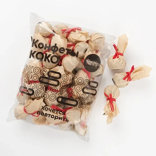 Конфета КОКО медовая с грецким орехом 25 шт KO-M-GO-25