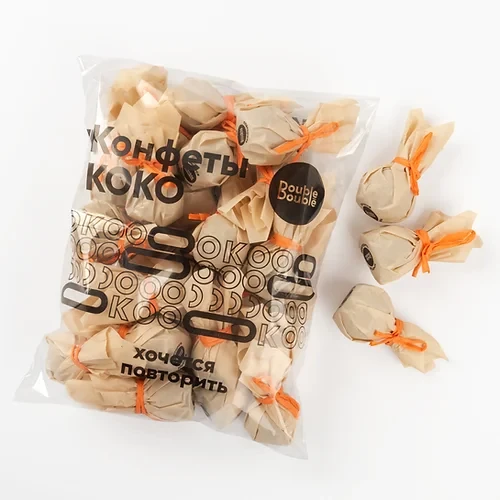 Конфета КОКО медовая с кукурузными хлопьями 25 шт KO-M-KH