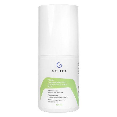 Тоник GELTEK с гидролизатом коллагена и алое вера AAT-GID-3 100 мл