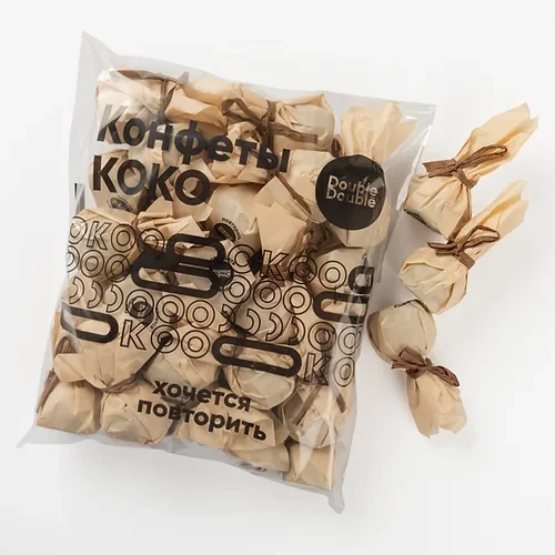 Конфета КОКО медовая с фундуком 25 шт KO-M-F-25