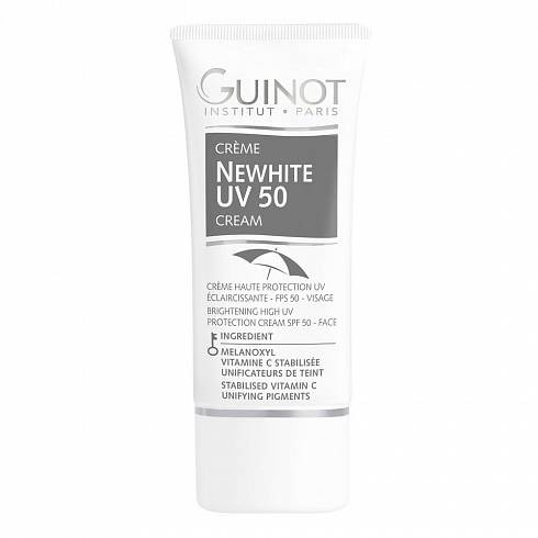 Крем GUINOT Creme Newhite UV 50 осветляющий тонирующий для сияния кожи SPF 50 0506300 30 мл