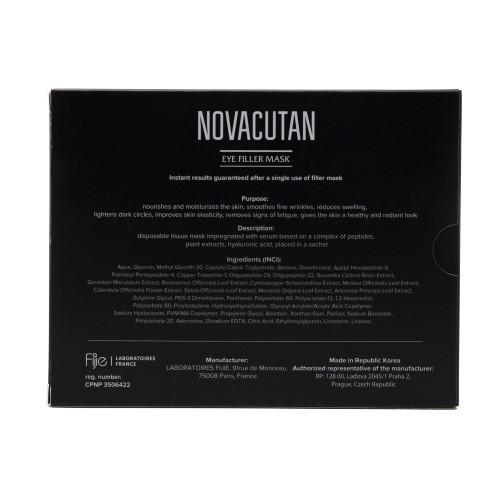 Маска NOVACUTAN Eye Filler Mask блефаромаска для век 12 мл