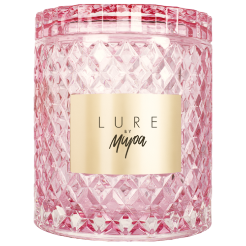 Свеча Tonka аромат LURE by Mira стакан стекло цвет розовый тубус 2000 мл