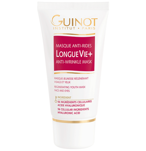 Маска GUINOT Masque Anti-Rides Longue Vie+ гиалуроновая антивозрастная для лица и глаз с коллагеном нового поколения 0503425 50 мл