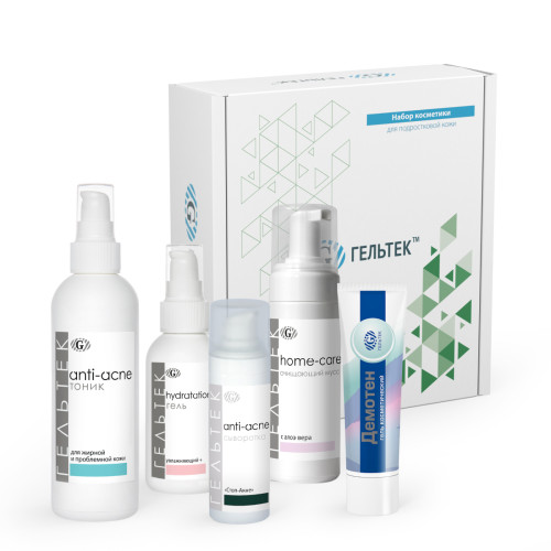 Набор GELTEK косметики для подростковой кожи NR5-PK