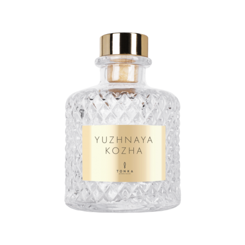 Диффузор Tonka аромат YUZHNAYA KOZHA стакан прозрачный тубус 200 мл