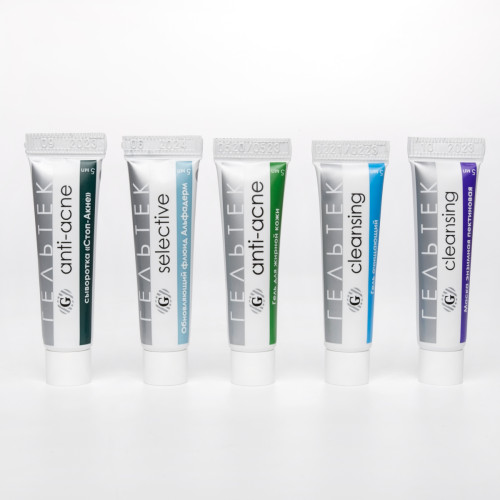 Набор GELTEK для жирной кожи с воспалениями и постакне в миниатюре NR14-VP